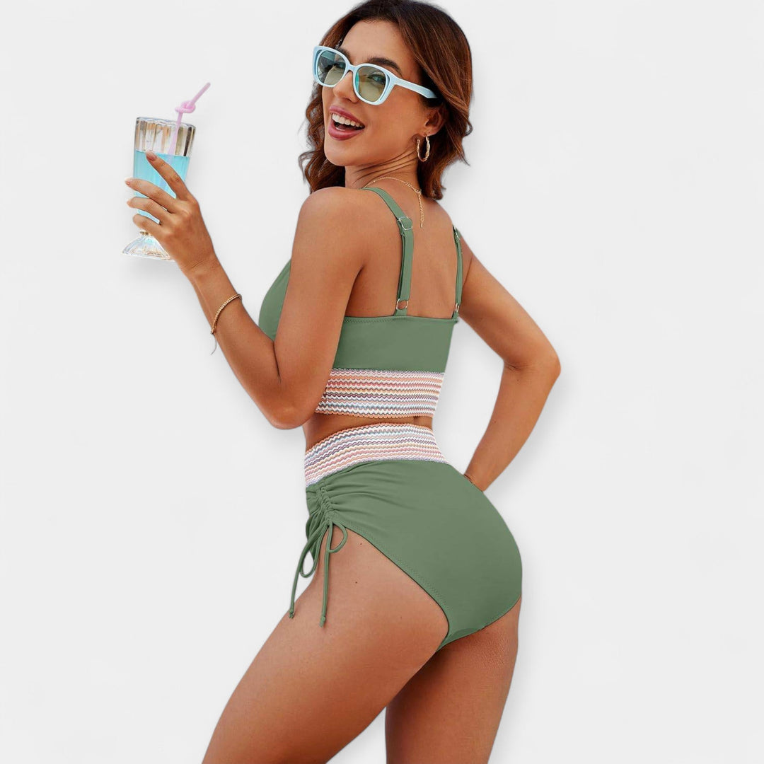 Augsta Jostas Bikini ar Atbalstu