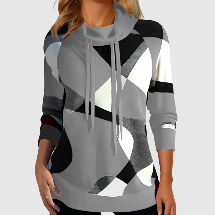 Мила – Худи с геометричен мотив