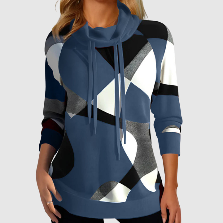 Мила – Худи с геометричен мотив