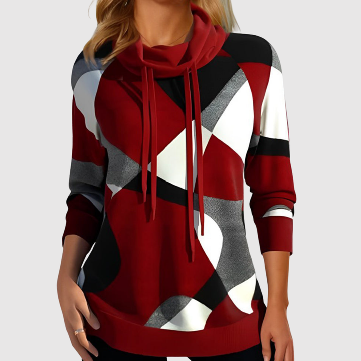 Мила – Худи с геометричен мотив