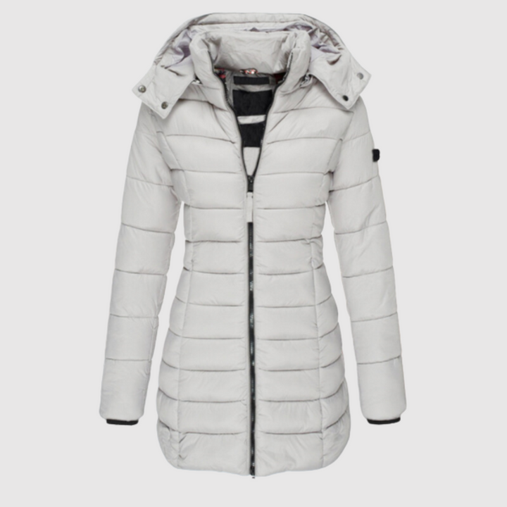 Елена - Зимно яке с качулка и лека подплата