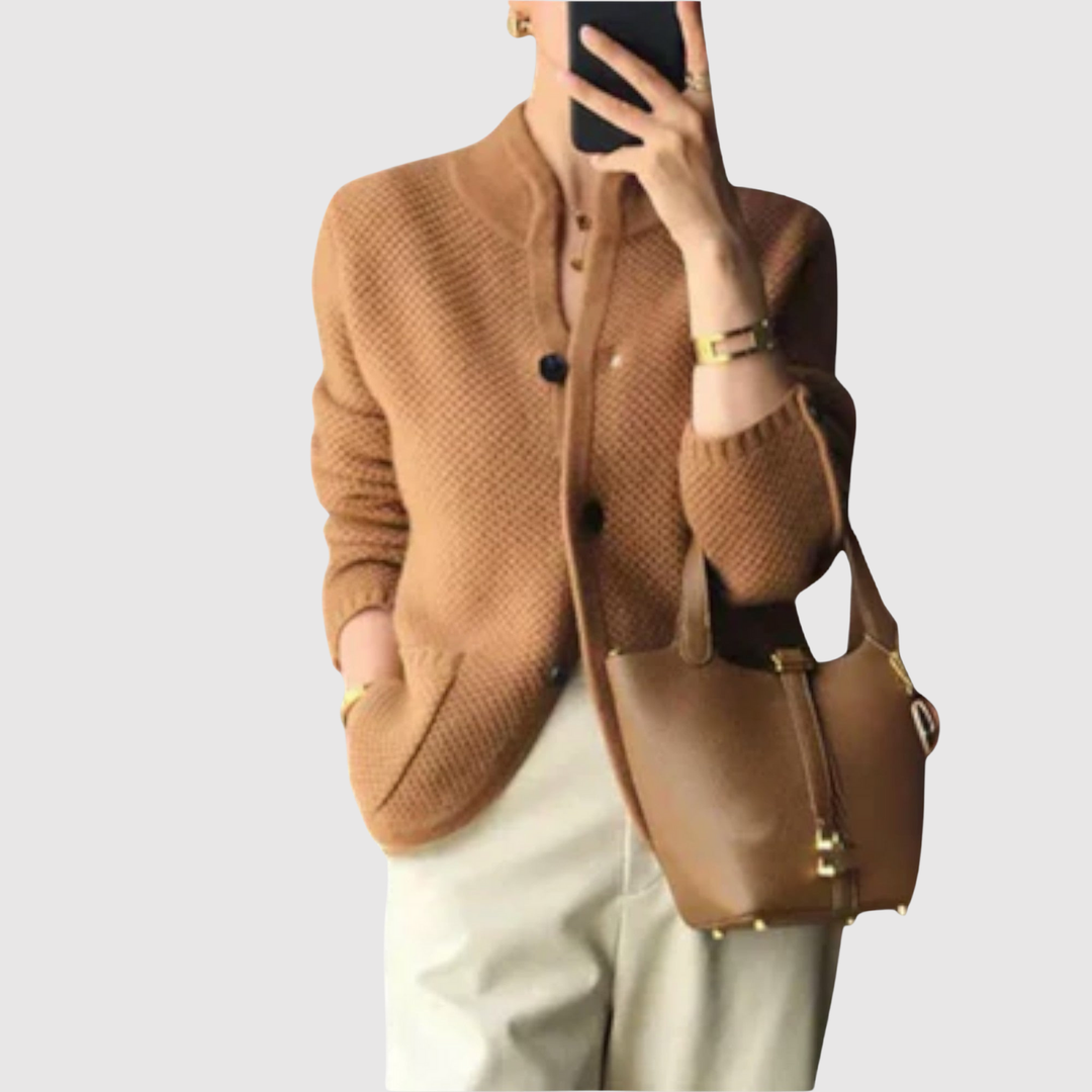 Габриела – Плетен кардиган с джобове