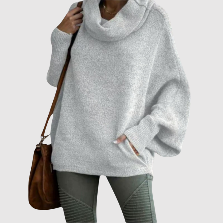 Клара – Хюге плетиво с разхлабена яка