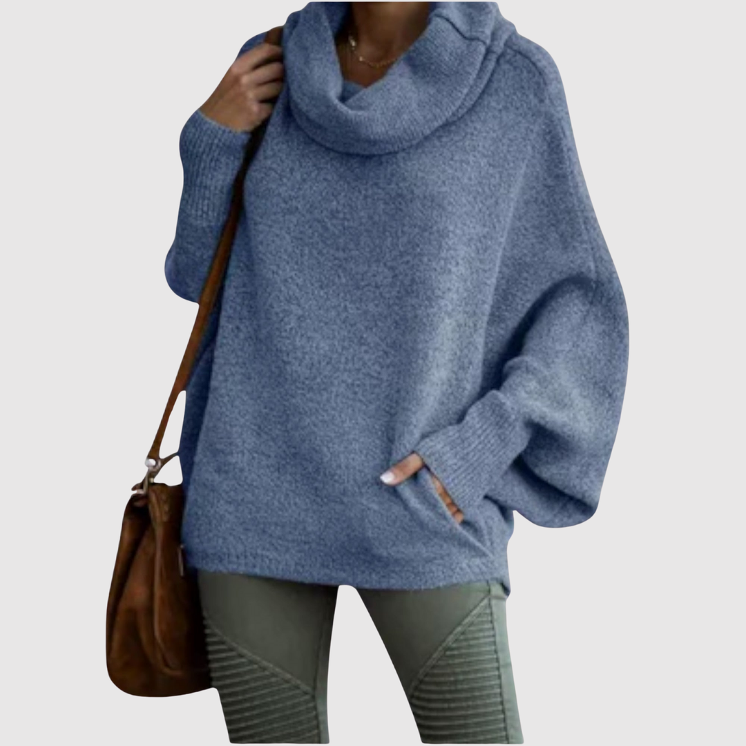 Клара – Хюге плетиво с разхлабена яка