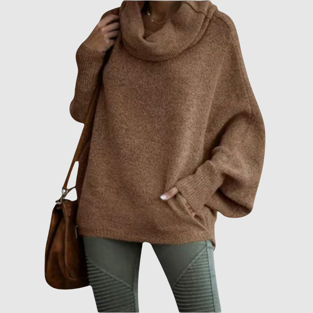 Клара – Хюге плетиво с разхлабена яка