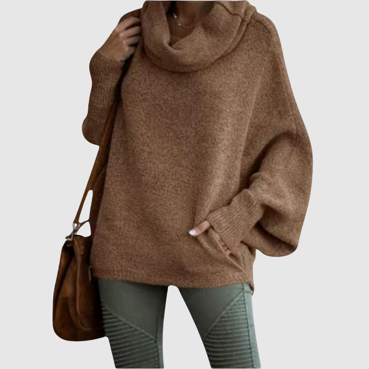 Клара – Хюге плетиво с разхлабена яка