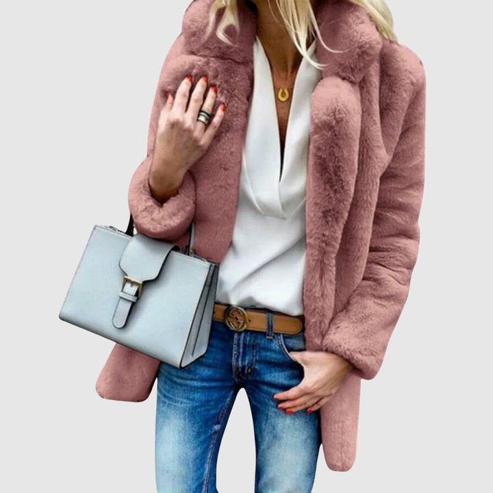 Елена – Късо палто от изкуствена козина