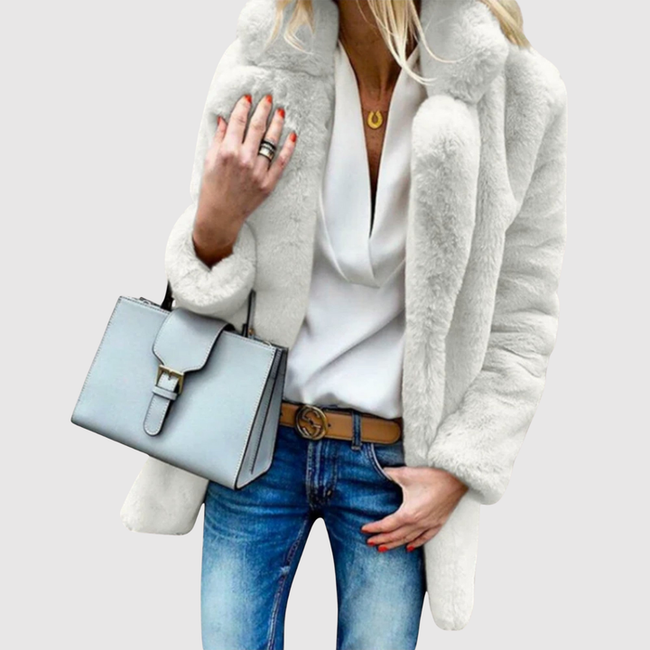 Елена – Късо палто от изкуствена козина