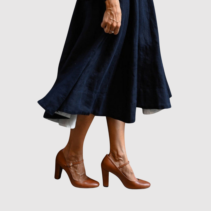 Теодора - Класически обувки Mary Jane с елегантен дизайн