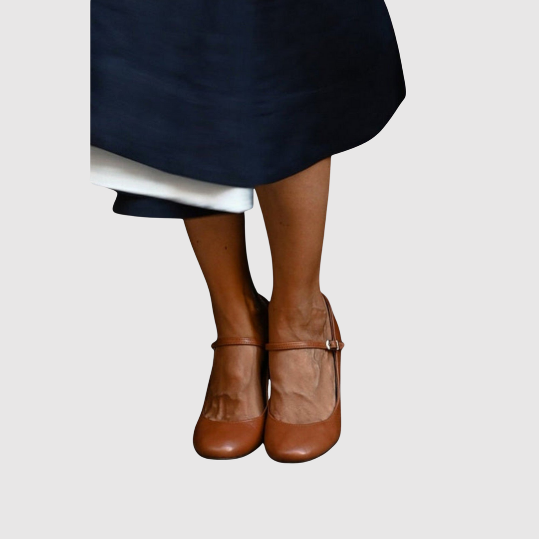 Теодора - Класически обувки Mary Jane с елегантен дизайн