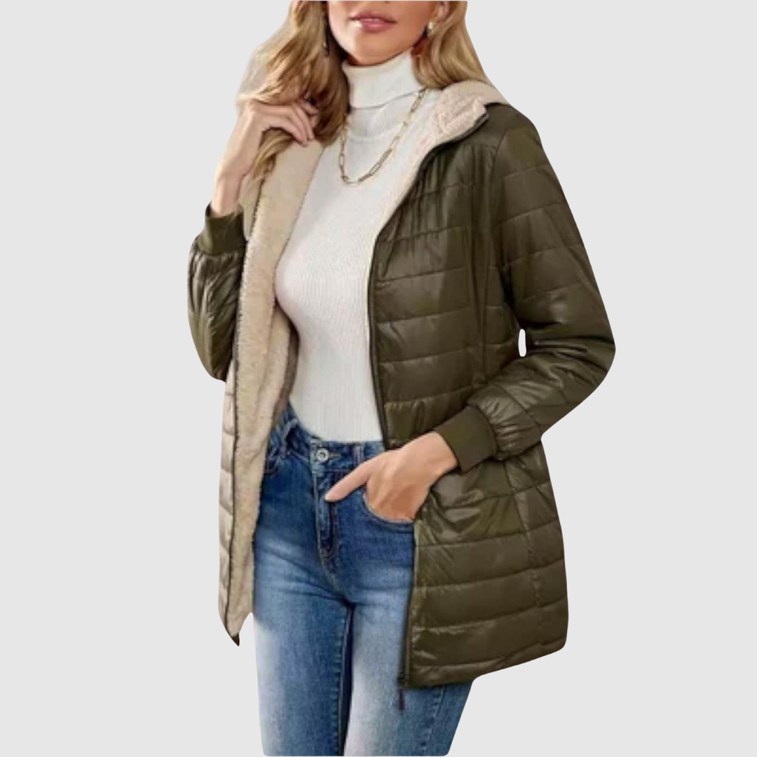 Елена – Лека полиестерна яке с качулка