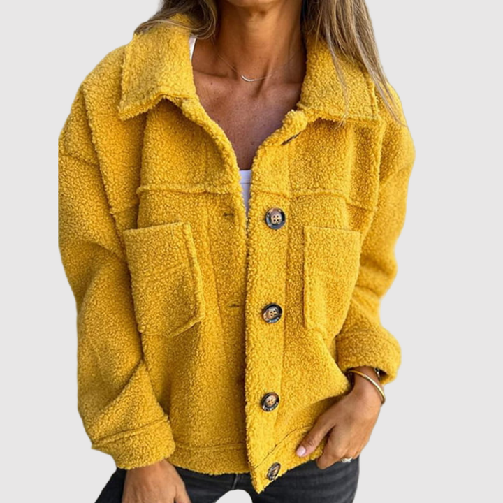 Елена – Тракер яке в стил теди