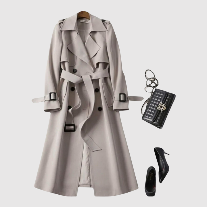 Елена – Дълго палто с колан