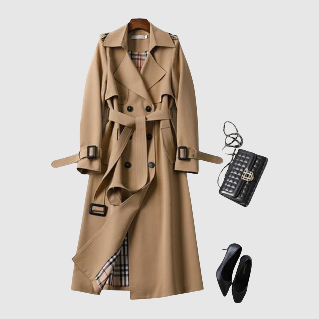 Елена – Дълго палто с колан