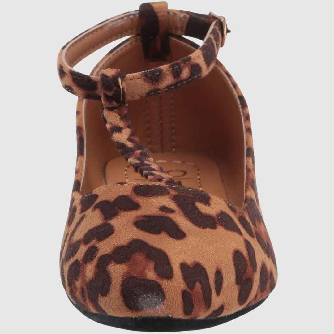 Йоана – Сандали с леопардов принт и ремък