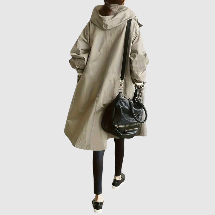 Елена – Дълго леко яке с качулка