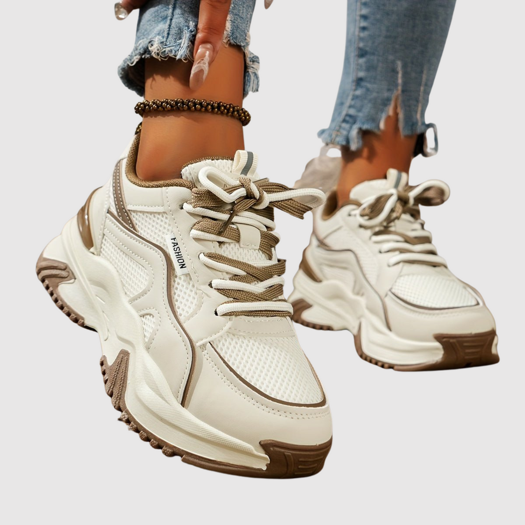 Симона - Маратонки с висока подметка и стилен дизайн