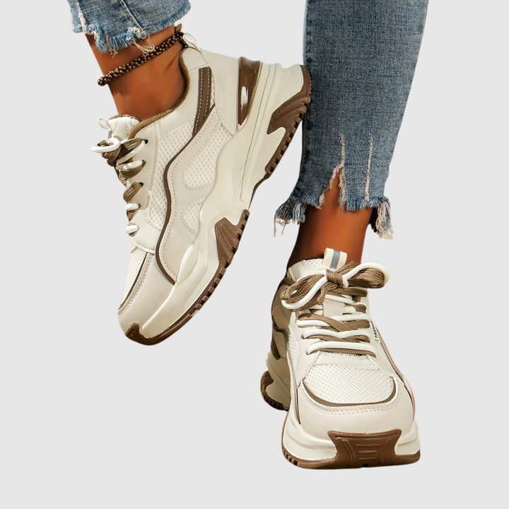 Симона - Маратонки с висока подметка и стилен дизайн