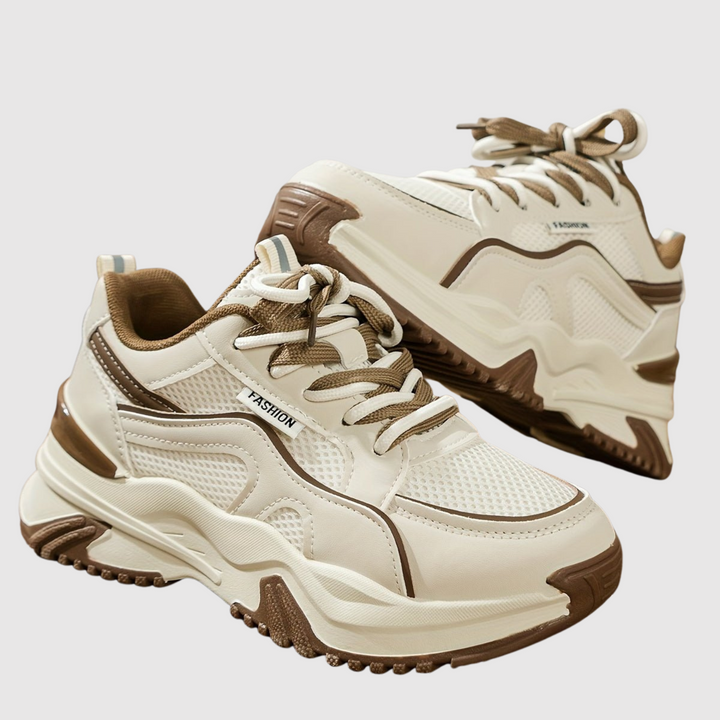 Симона - Маратонки с висока подметка и стилен дизайн