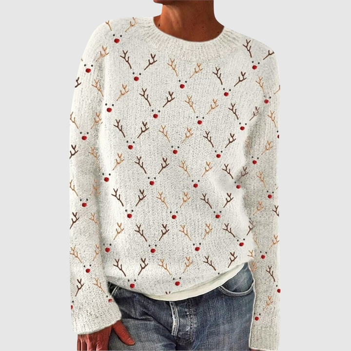 Клара – Пуловер с зимни мотиви