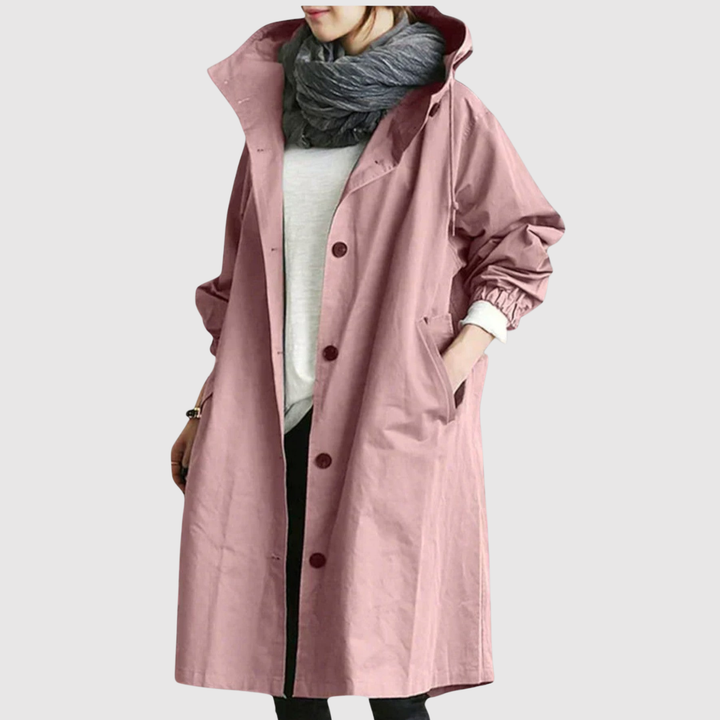 Елена – Дълго леко яке с качулка