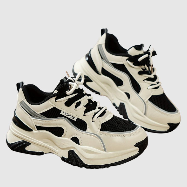 Симона - Маратонки с висока подметка и стилен дизайн