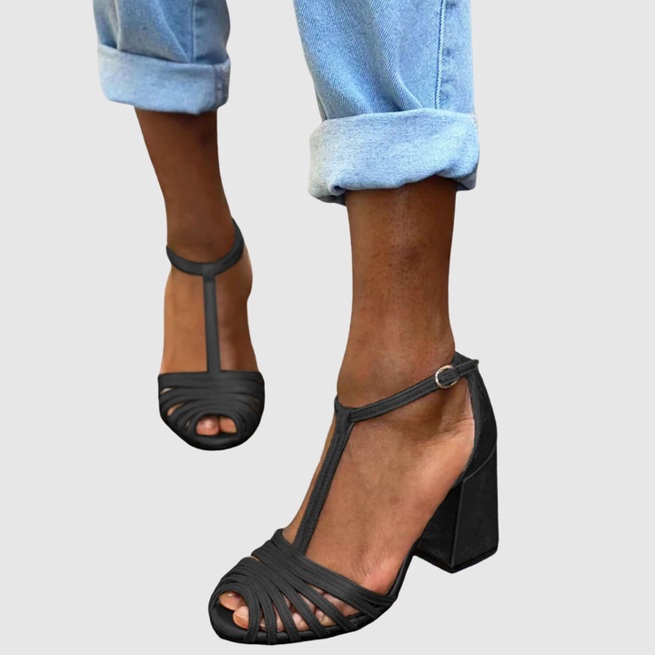 Теодора - Елегантни сандали с T-образна каишка