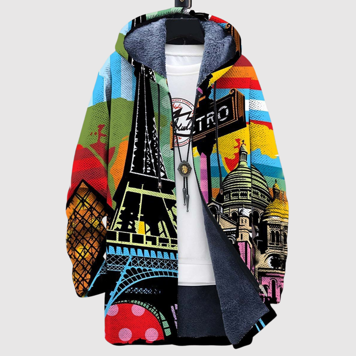 Алекс – Худи с Париж- вдъхновен градски мотив