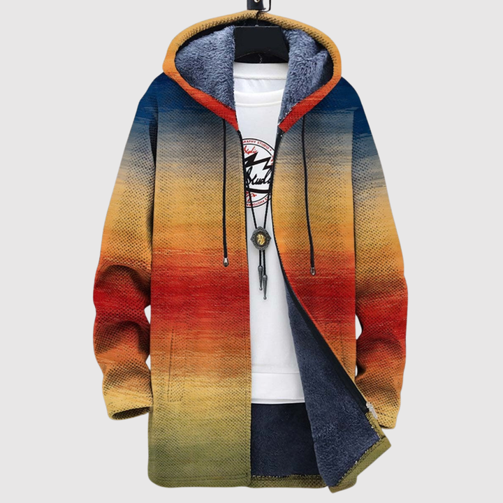 Алекс – Суитшърт с цветове на залез