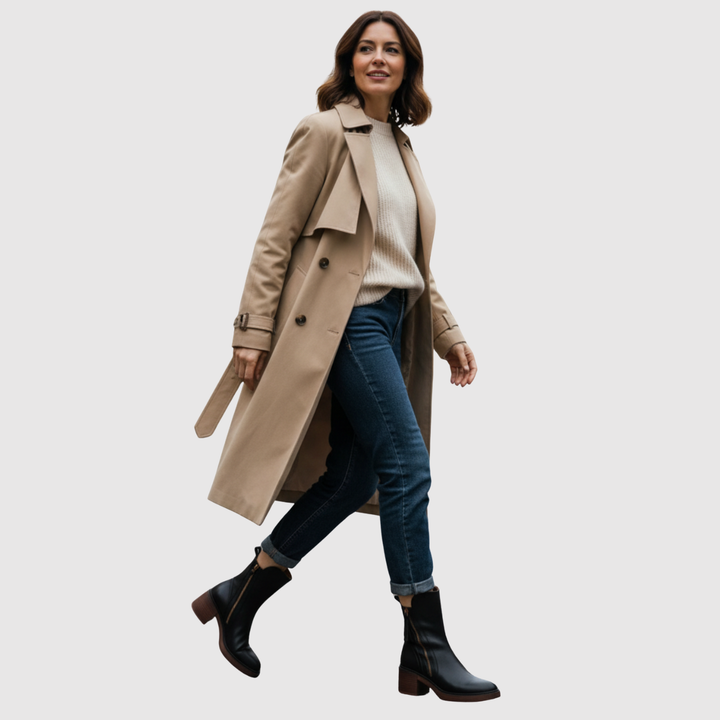 Теодора - Кожени ботуши с класическа силует