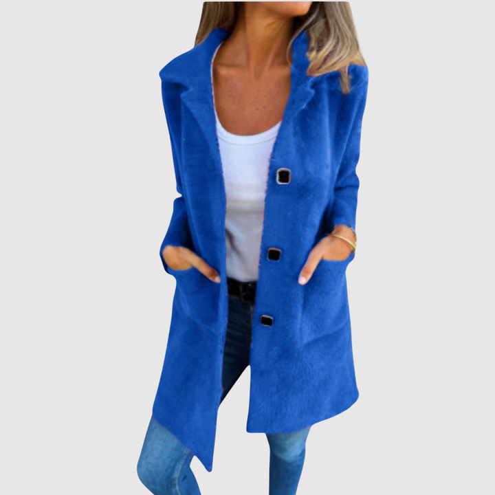 Елена – Дълго палто с класически копчета