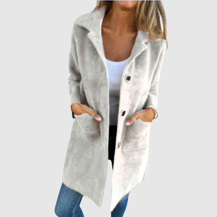 Елена – Дълго палто с класически копчета