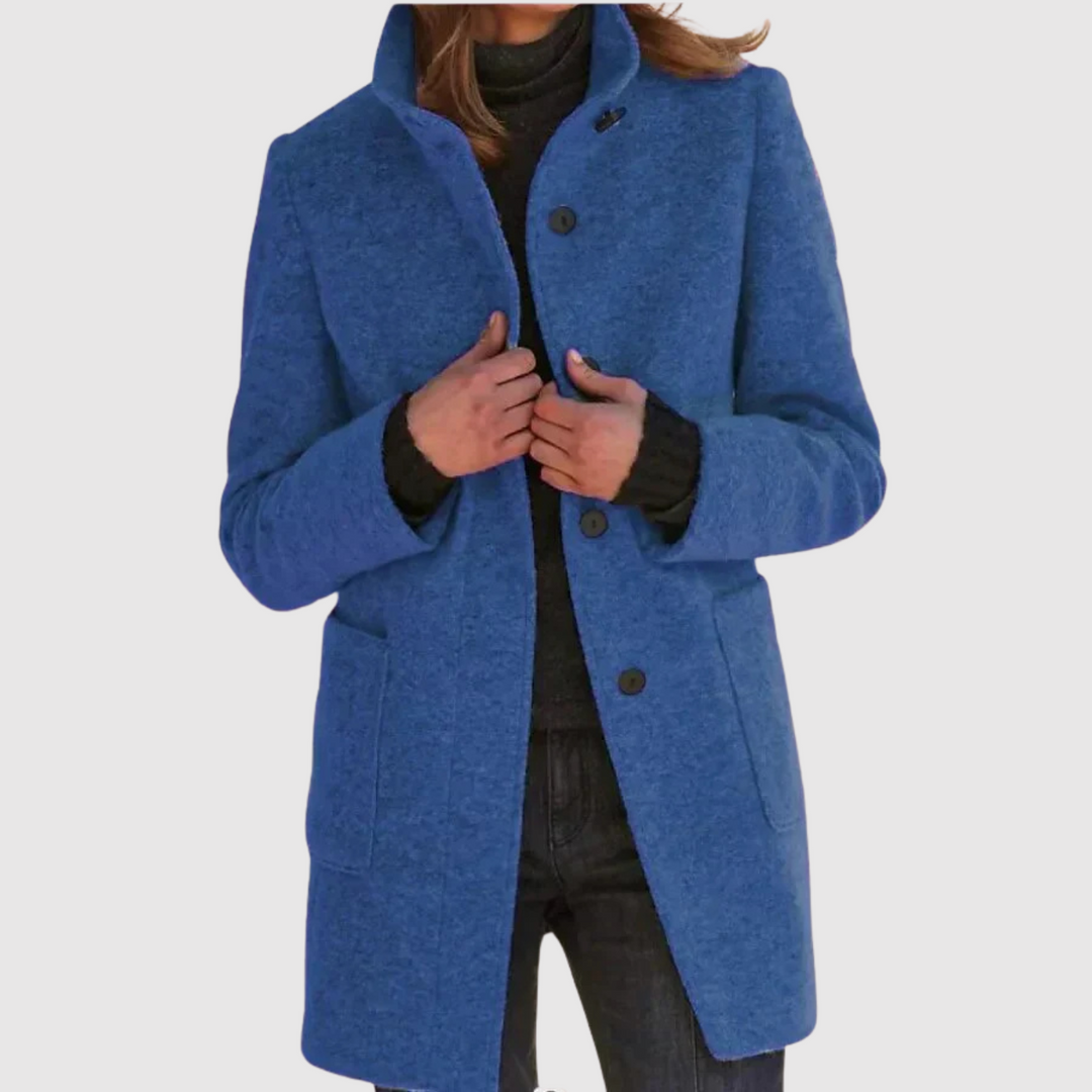 Елена - Стилно букле яке с качулка