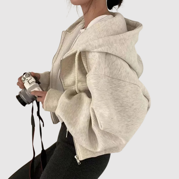 Мила – Къса худи с отпусната кройка