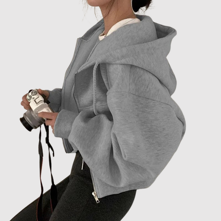 Мила – Къса худи с отпусната кройка