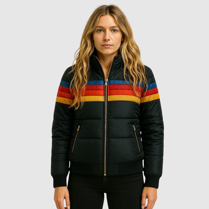 Елена – Удобно яке с цветни ивици