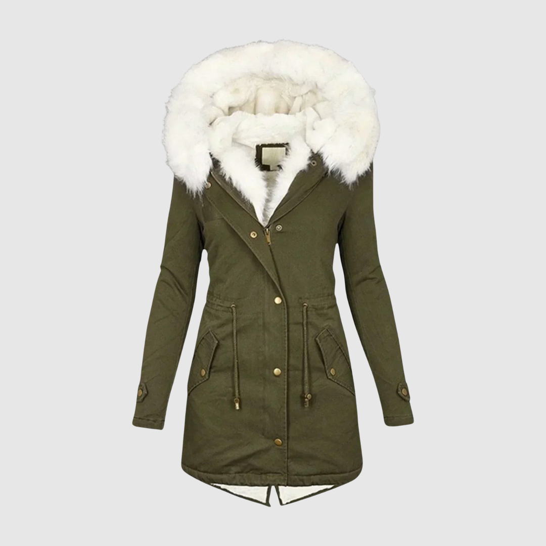 Елена – Парка с пухкава качулка