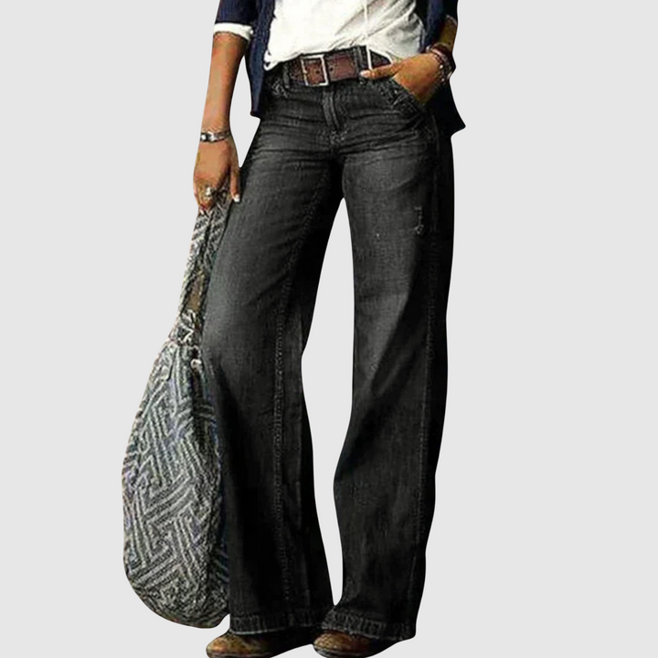 Полина - Дънки с широк крачол