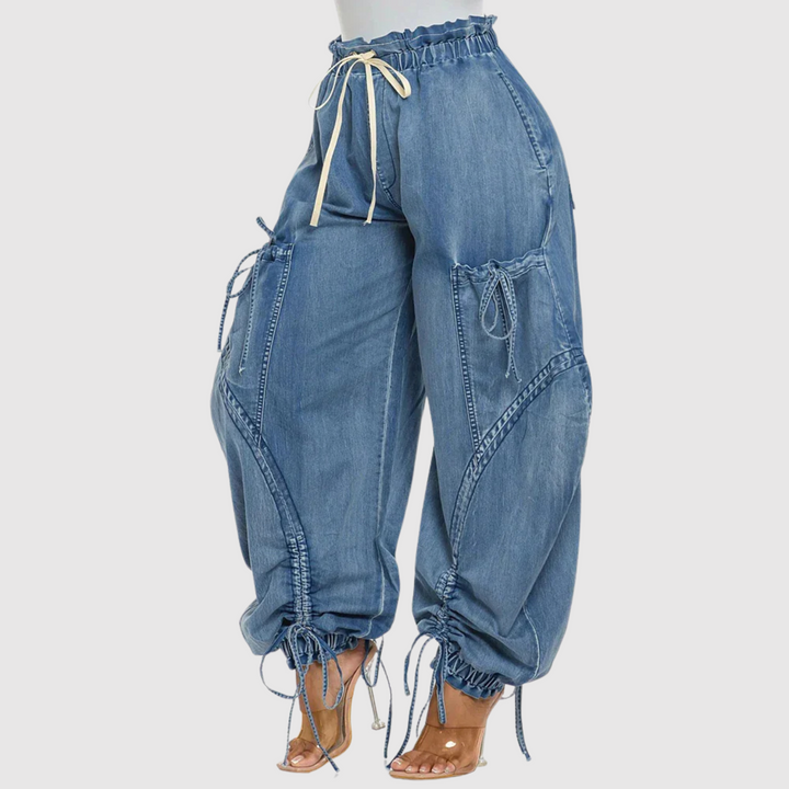 Полина – Багги дънки с връзки