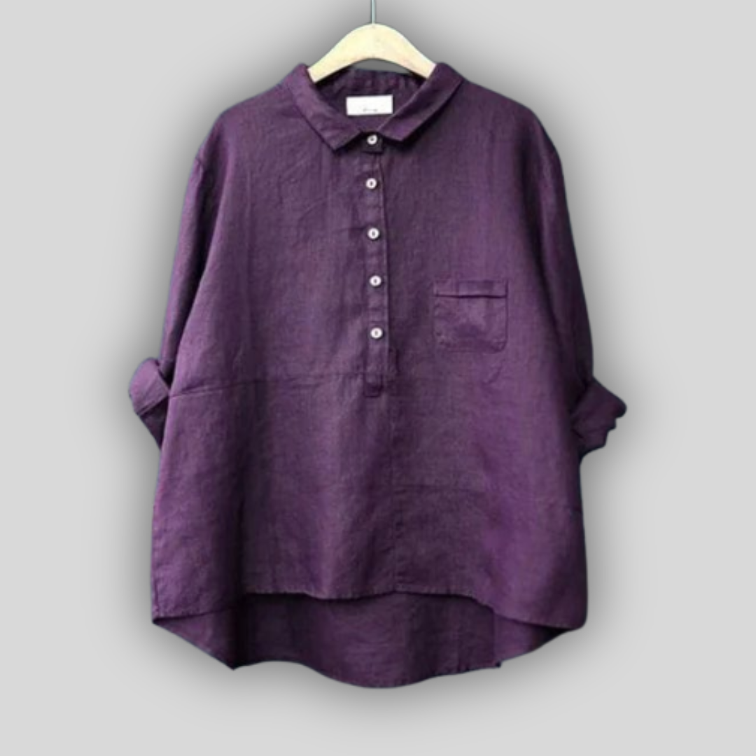 Linu Zaļā Blūze Vienkāršība