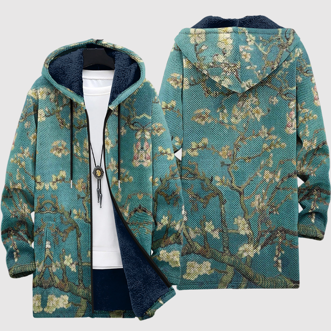 Алекс – Суичър с цветен принт в винтидж стил