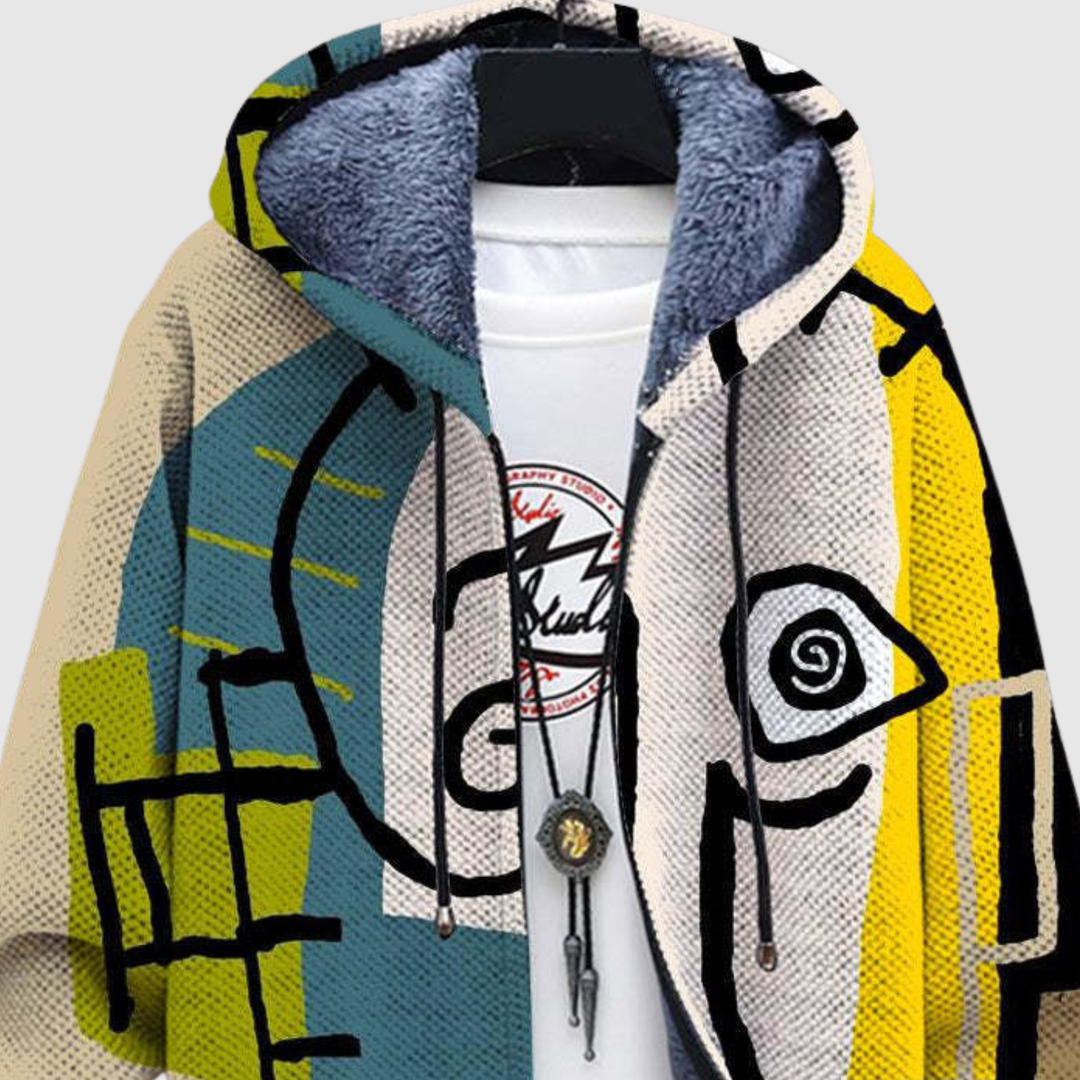 Алекс – Худи с абстрактен арт мотив