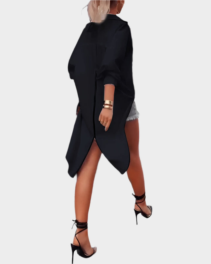 Marškiniai su įpjova