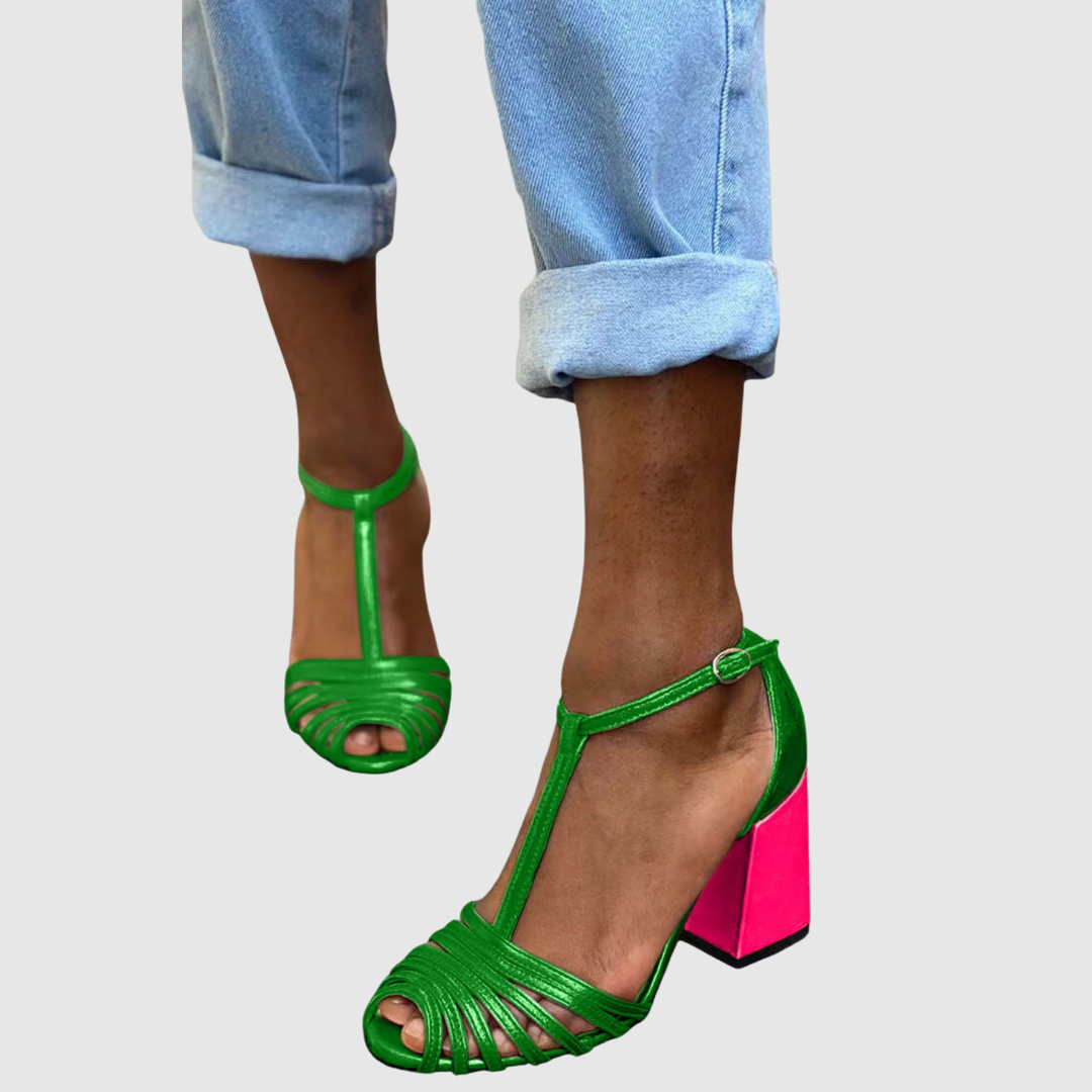 Теодора - Елегантни сандали с T-образна каишка