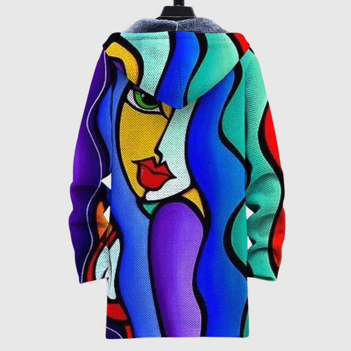 Алекс – Худи с лицево изображение в артистичен стил