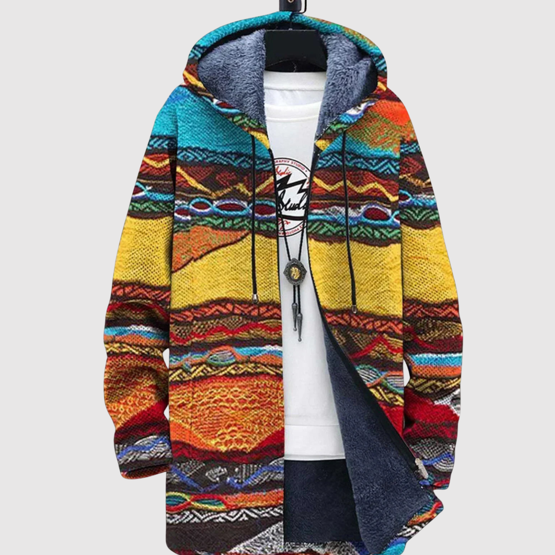 Алекс – Суичър с геометрични блокове