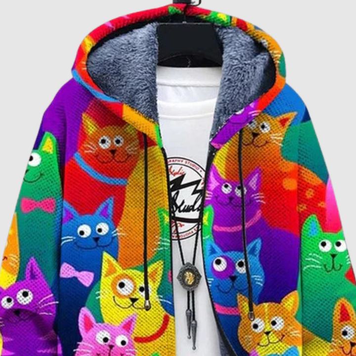 Алекс – Суичър с цветни котки