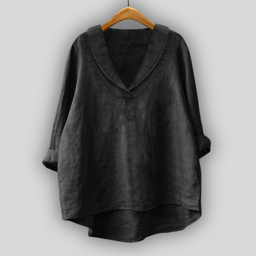 Linen Blūze Zelta Aura