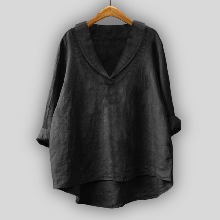 Linen Blūze Zelta Aura