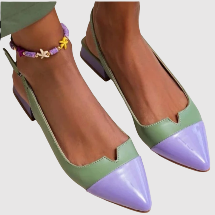 Йоана – Сандали с контрастни цветове